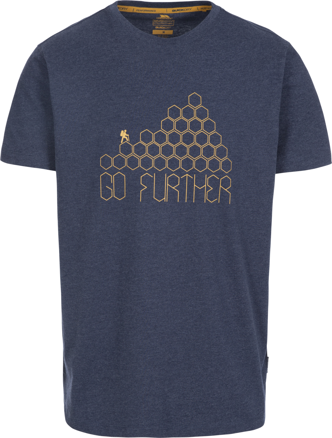 Trespass Buzzinley - manlig T-shirt Marin Marl