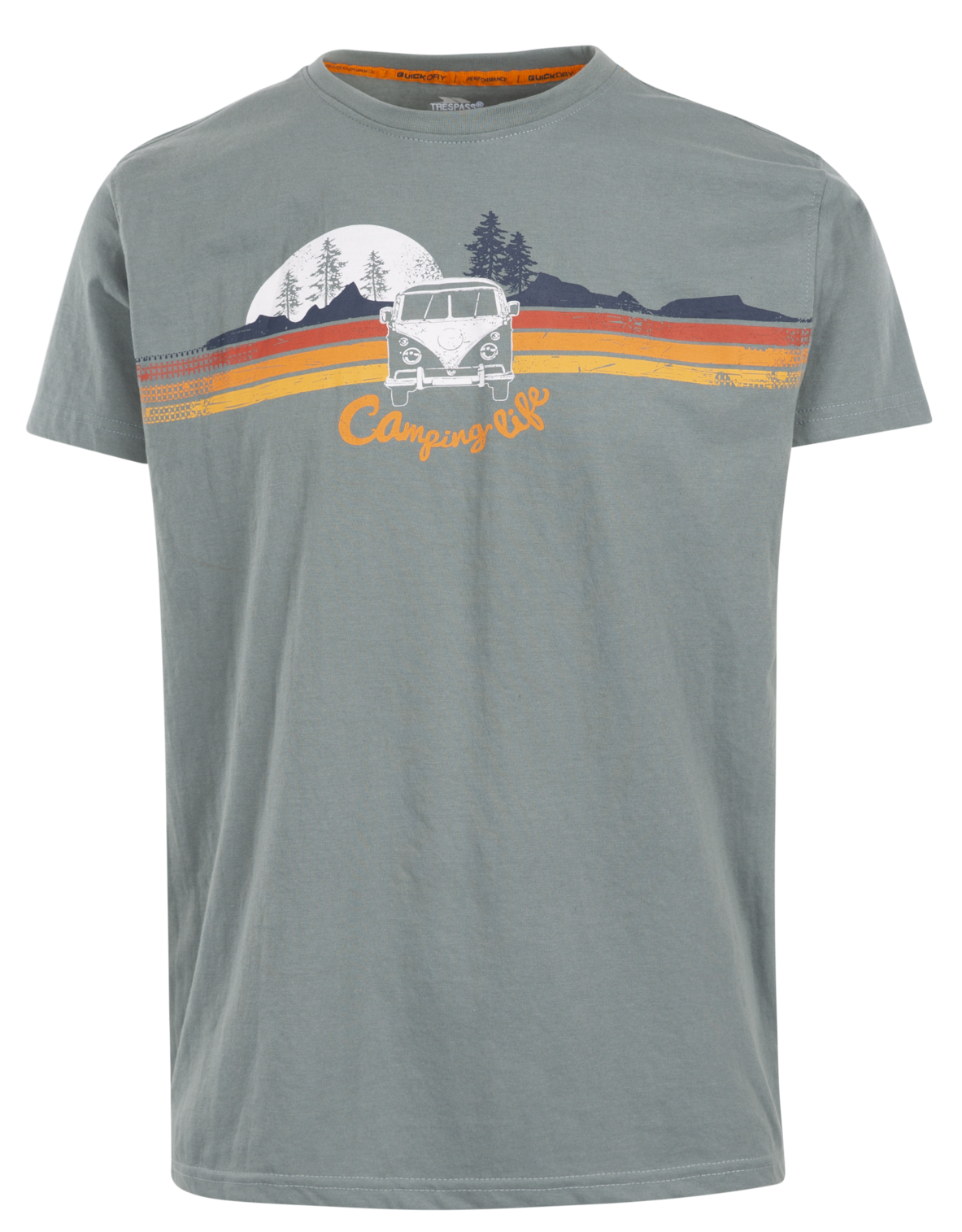Trespass Cromer - Male Casual T-shirt Pond Blue