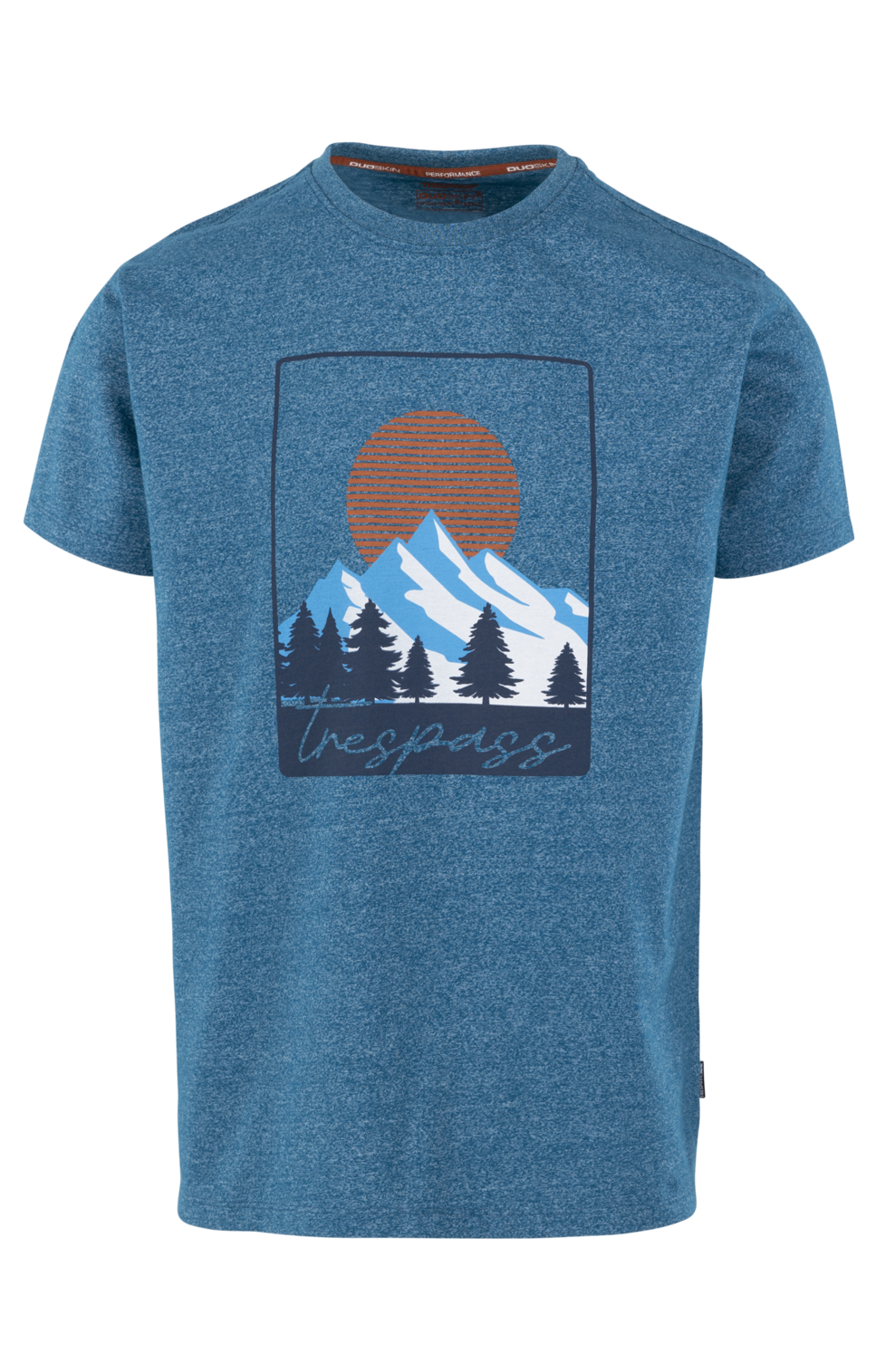 Trespass Idukki – Herren-Freizeit-T-Shirt Bondi Blue