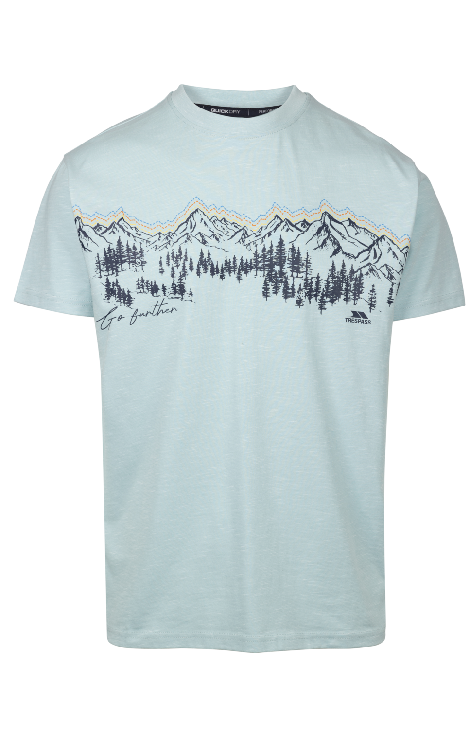 Trespass Kannur - Camiseta casual masculina Seafoam