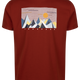 Trespass Ennadai - Casual herenshirt met print Burnt Sienna
