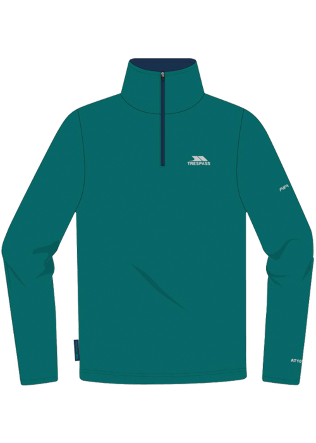 Trespass Etto - Male Microfleece At100 Light Teal 5/6