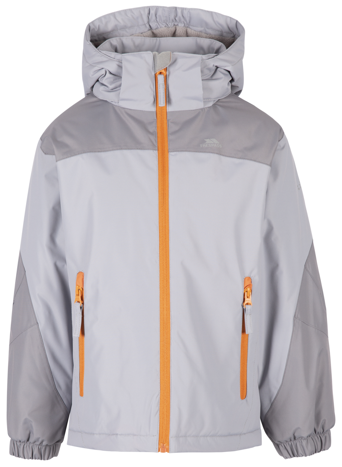 Trespass Launch - Kids Rain Jkt Tp50 Platinum 9/10