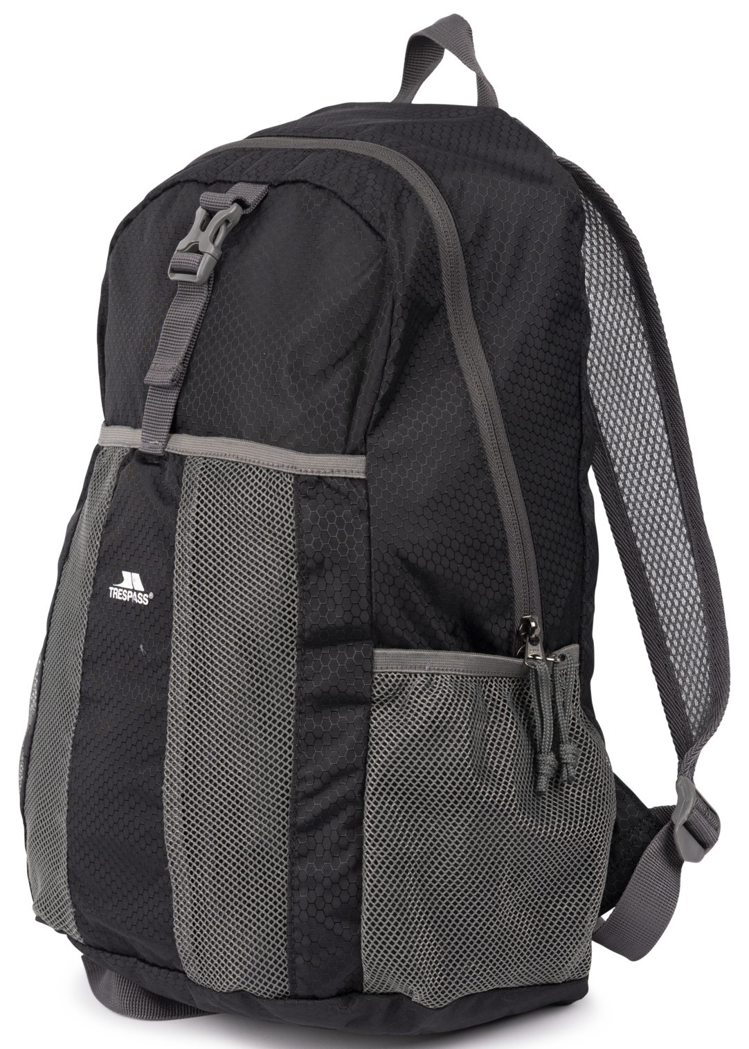 Trespass Turzo - Packaway Rucksack Black