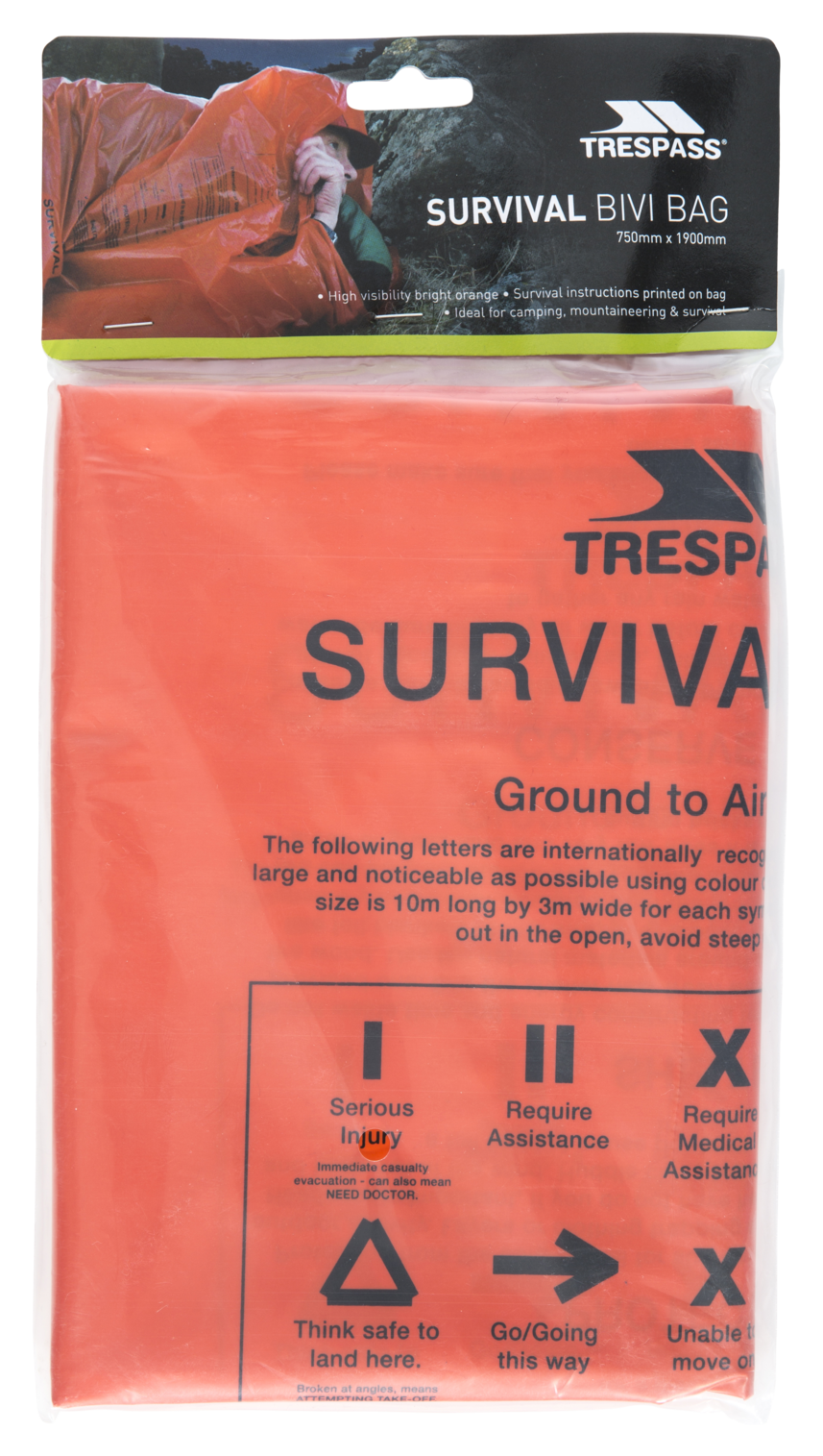 Trespass Radiator - Survival Bivi Bag Orange