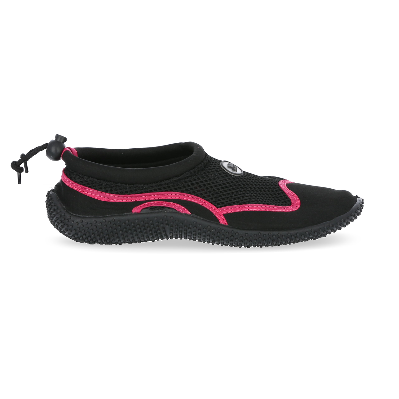 Trespass Paddle - Scarpe da acqua unisex Nero/lampone