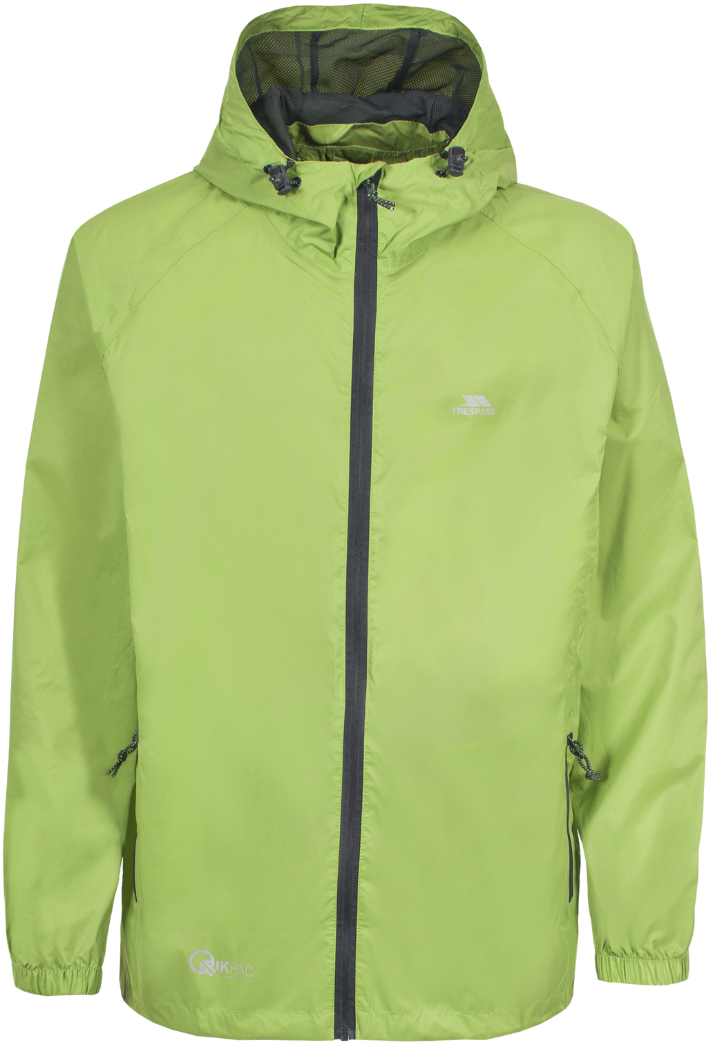 Trespass Qikpac Jacket - Unisex Packaway Jkt Leaf