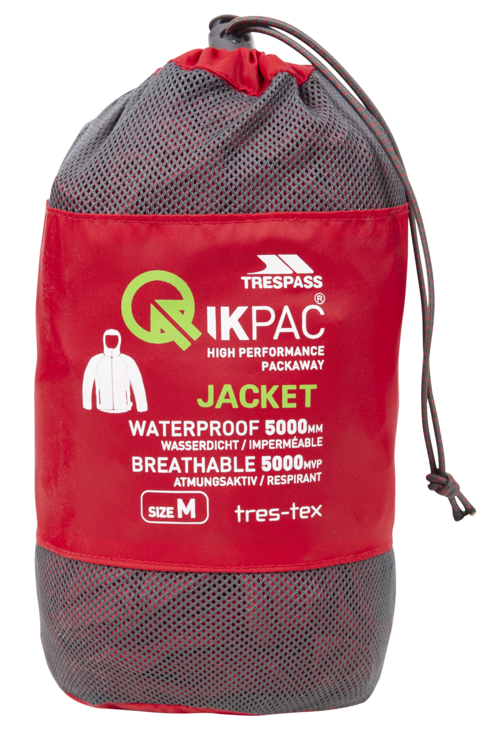 Foghail Qikpac Jacket - Unisex Packaway Jkt Red