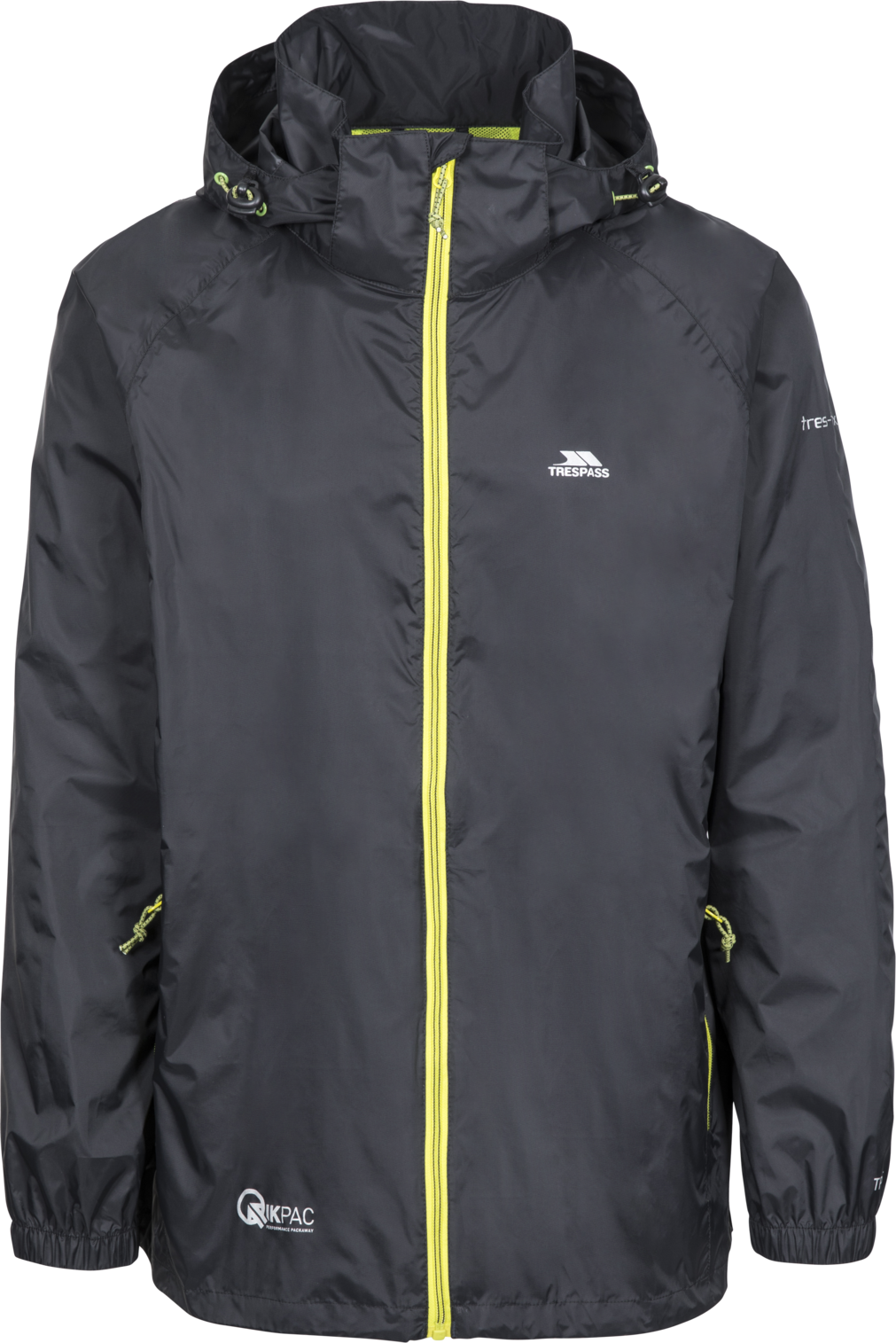 Trespass Qikpac X - Unisex Packaway Jkt Black
