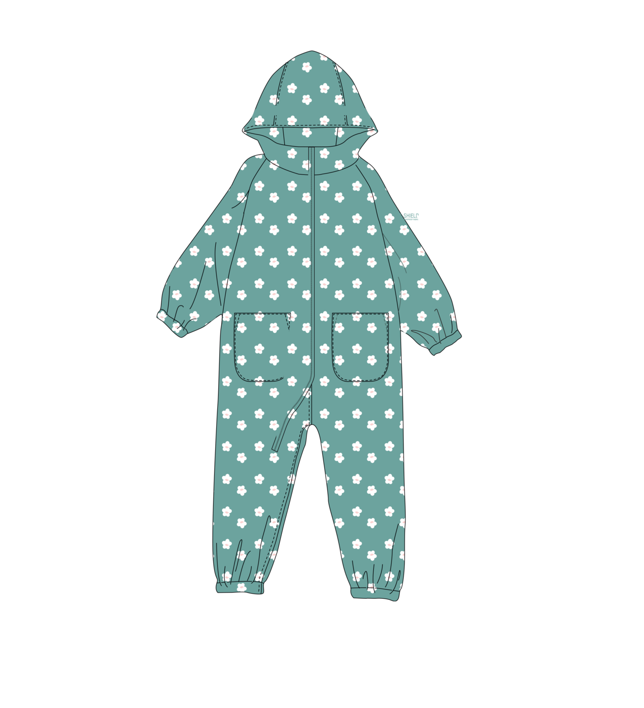 TRE Showery - Fato de chuva infantil 2/3