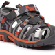 Trespass Jaime - Unisex børne sandal grå / orange - 33