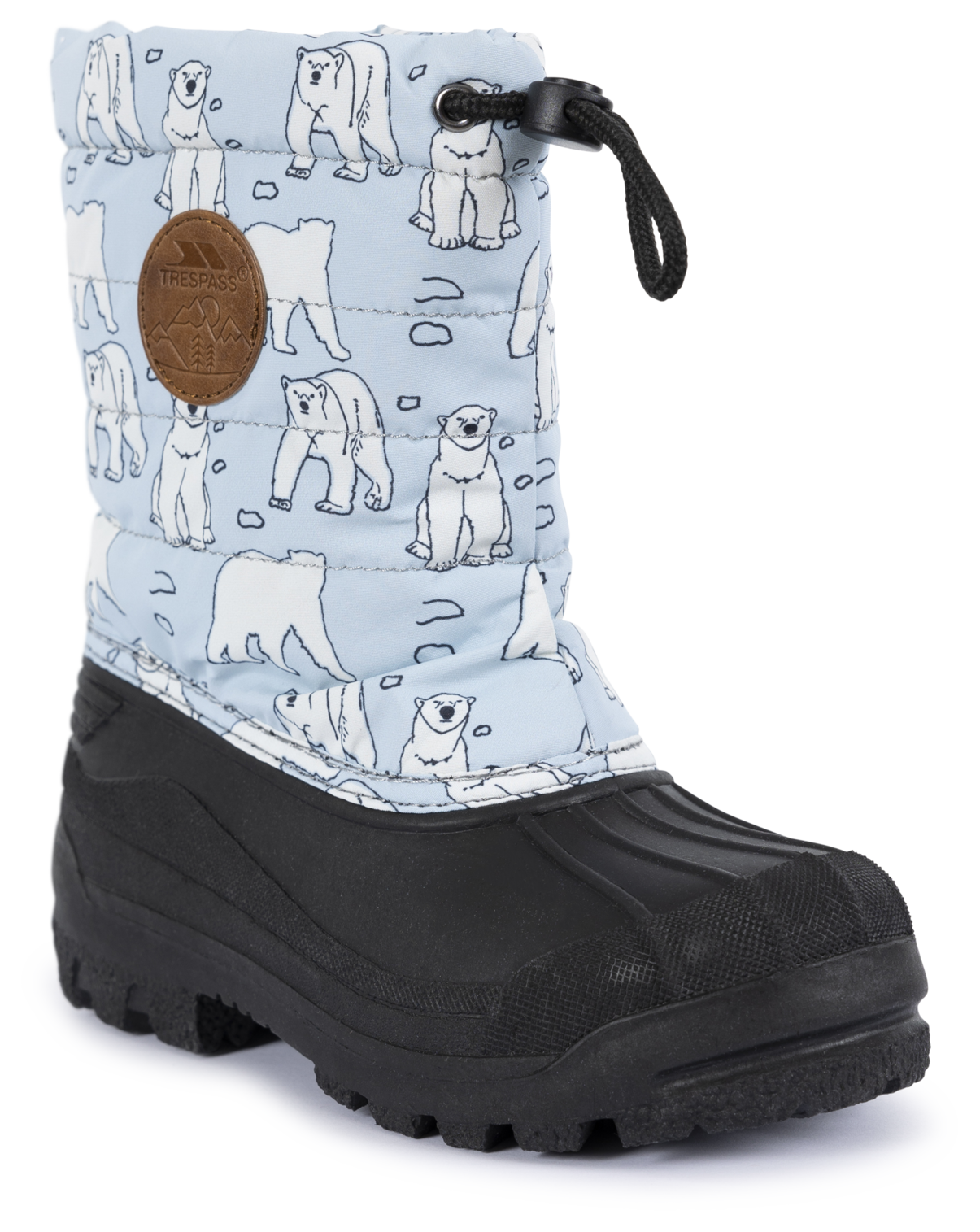 Trespass Remy - Kinder-Schneestiefel mit Eisbärenmuster