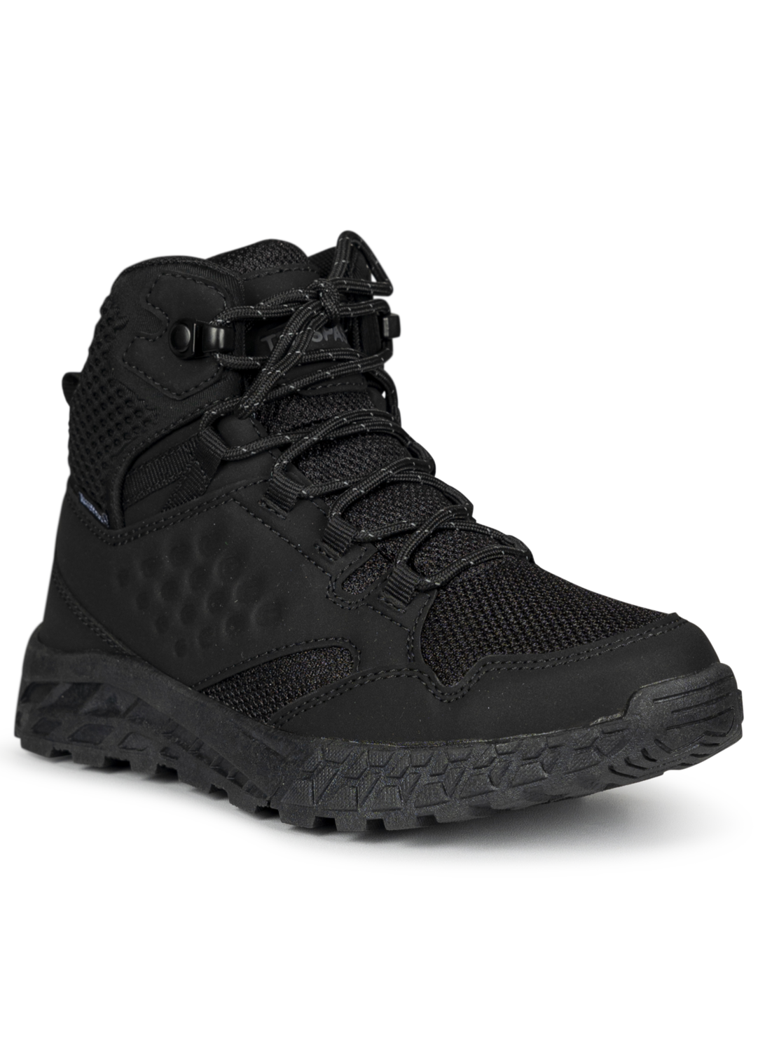Trespass Rex - Unisex voděodolná bota Hi Top Black
