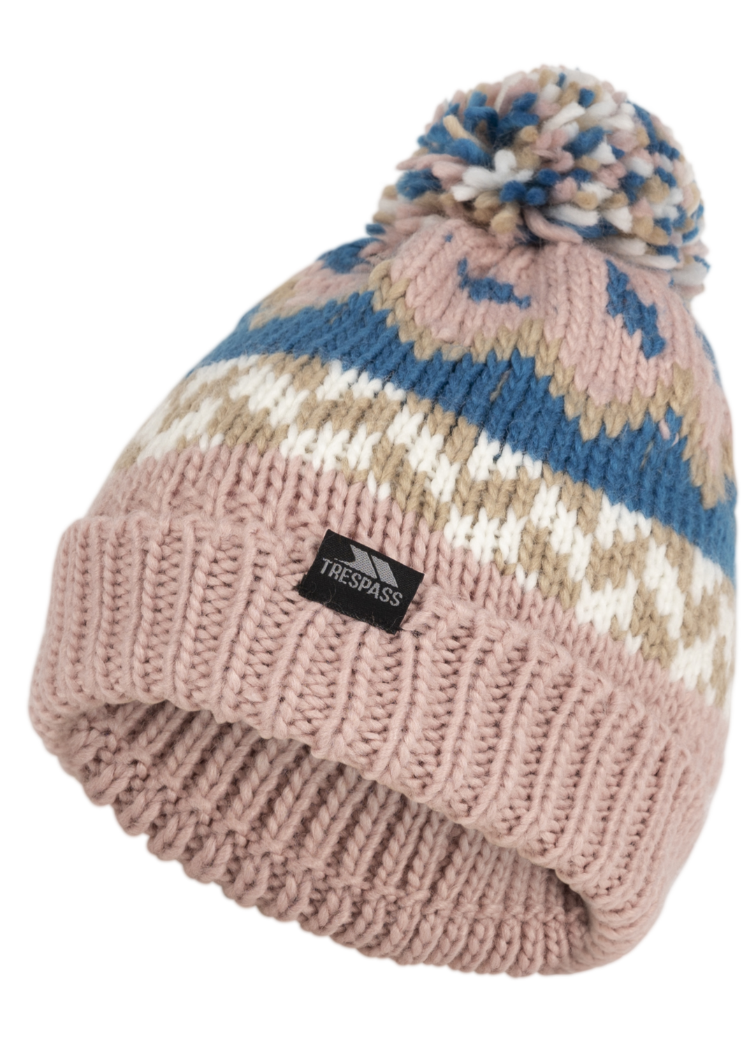 Trespass Twiglet - Kids Hat Misty Rose / Bondi Blue