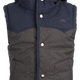 Trespass Obtain- Kids Unisex Reversible Gilet Dark Grey Marl 7/8