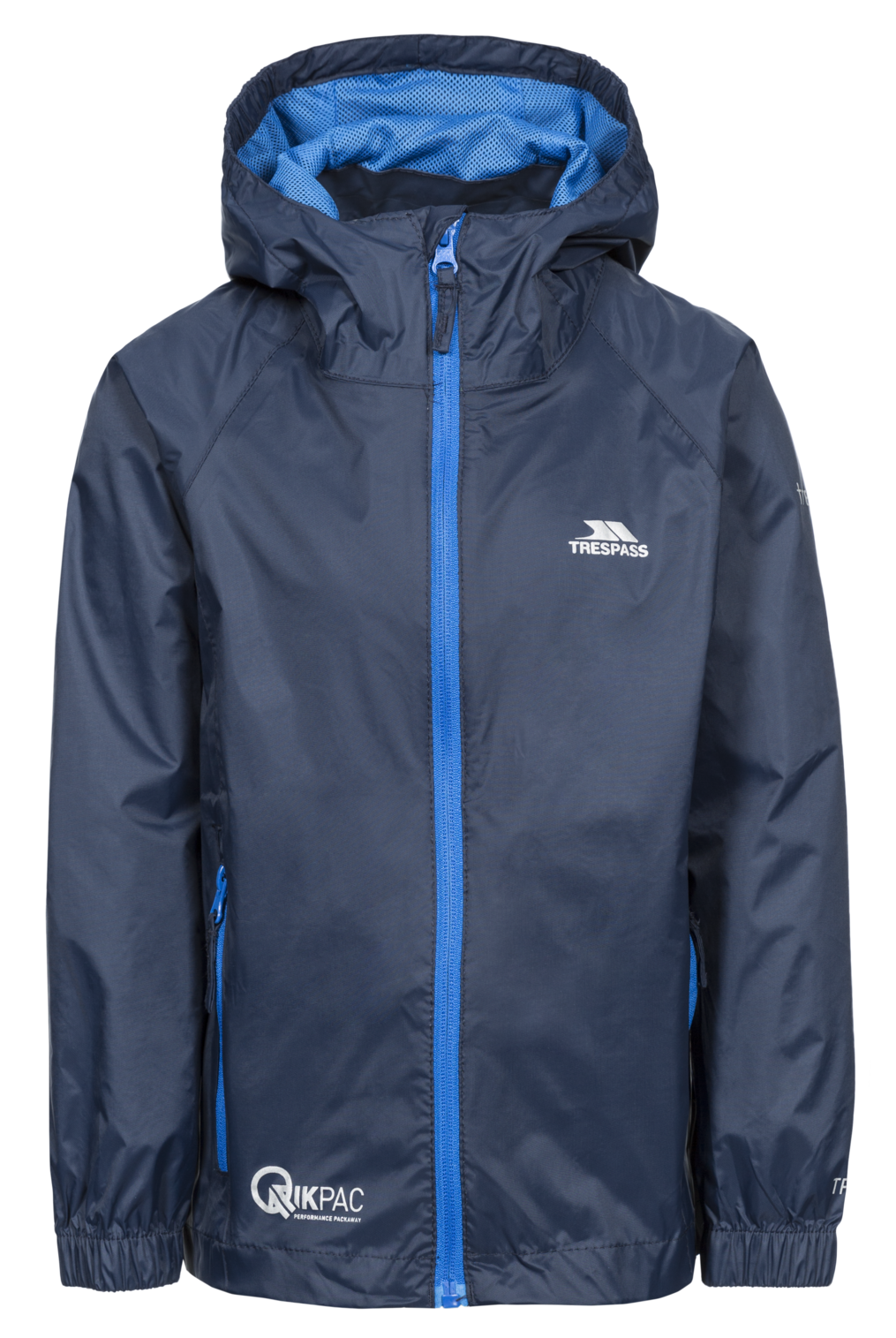 Trespass Qikpac Jacket - Unisex Kids Packaway Jkt Navy 7/8