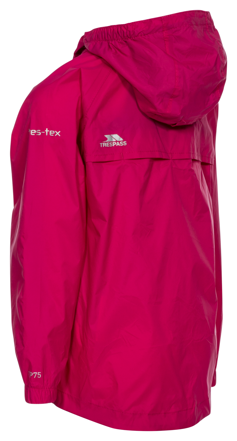 Trespass Qikpac Jacket - Unisex Kids Packaway Jkt Sasparilla 5/6