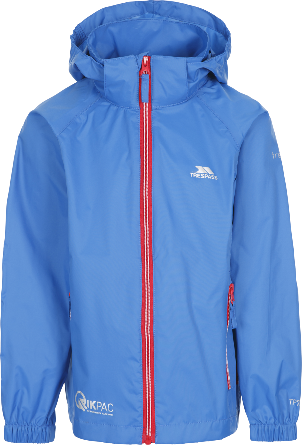 Trespass Qikpac X - Unisex Kinder Packaway Jkt Blau