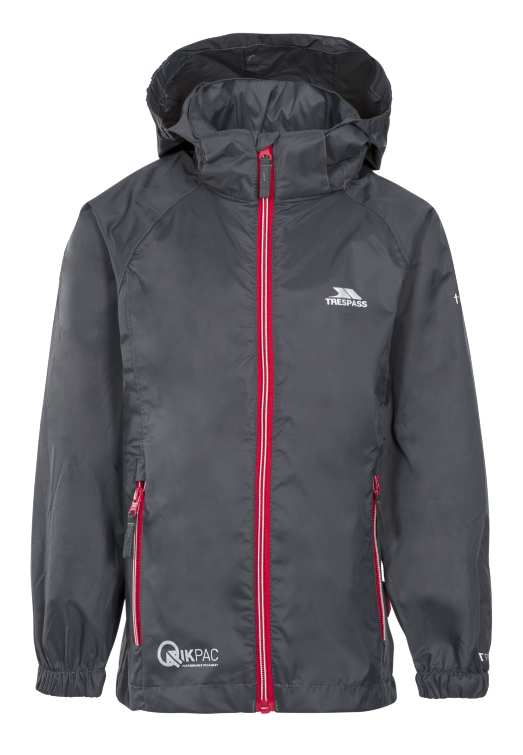 Trespass Qikpac X - Unisex Kids Packaway Jkt Flint