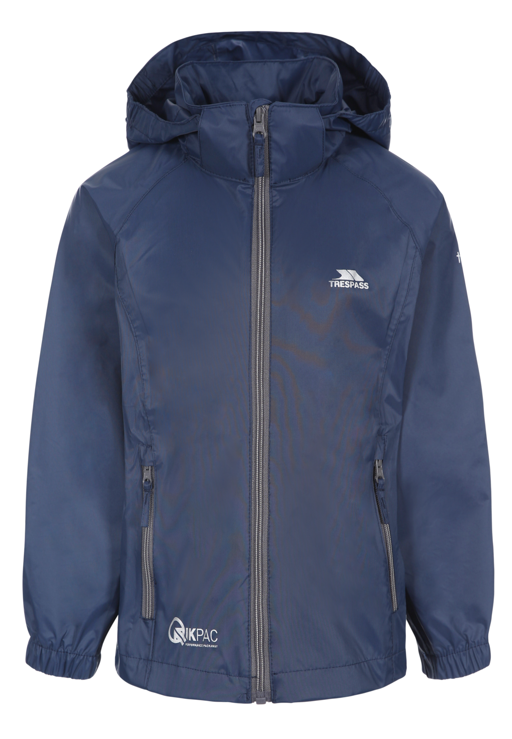 Trespass Qikpac X - Unisex Kids Packaway Jkt Navy/carbon 9/10