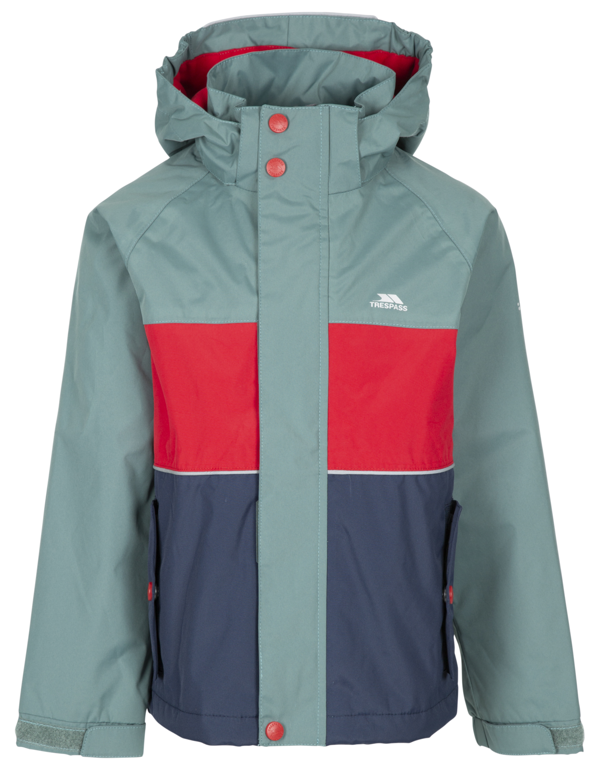 Trespass Ocean- Kids Unisex Jkt Spruce Green 11/12