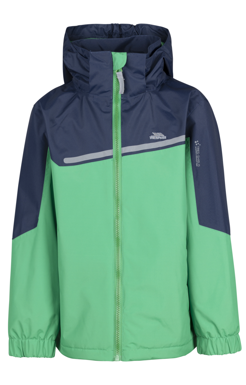 Trespass Submerged- Chaqueta impermeable unisex para niños- Tp50 Clover Navy