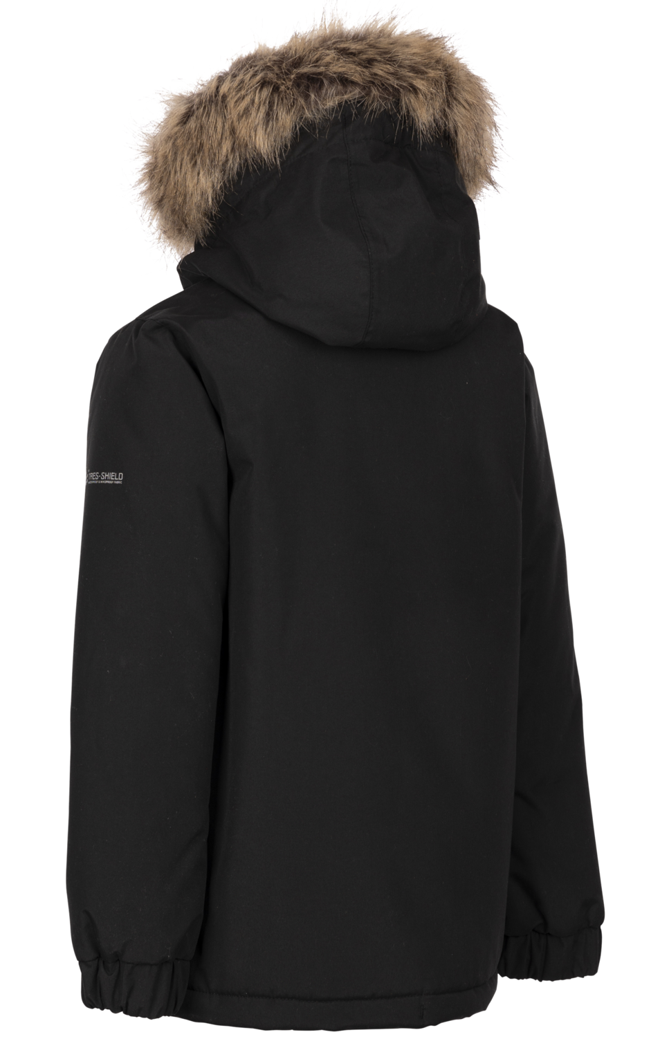 Trespass Wyald - Giacca antipioggia unisex per bambini Nera