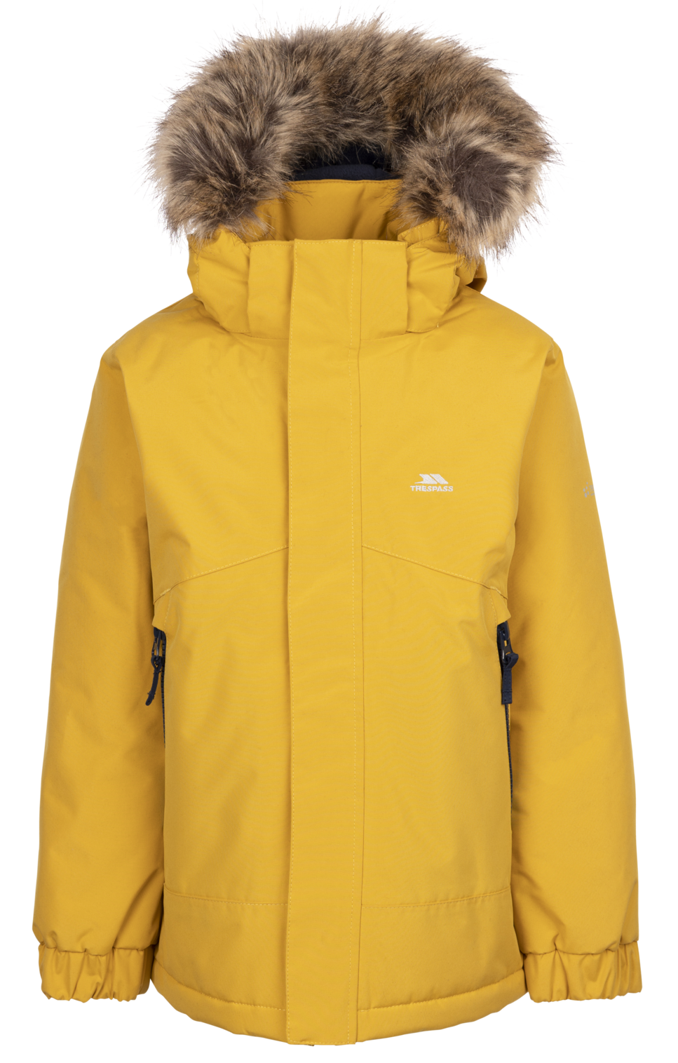Trespass Wyald - Giacca antipioggia unisex per bambini Honeybee