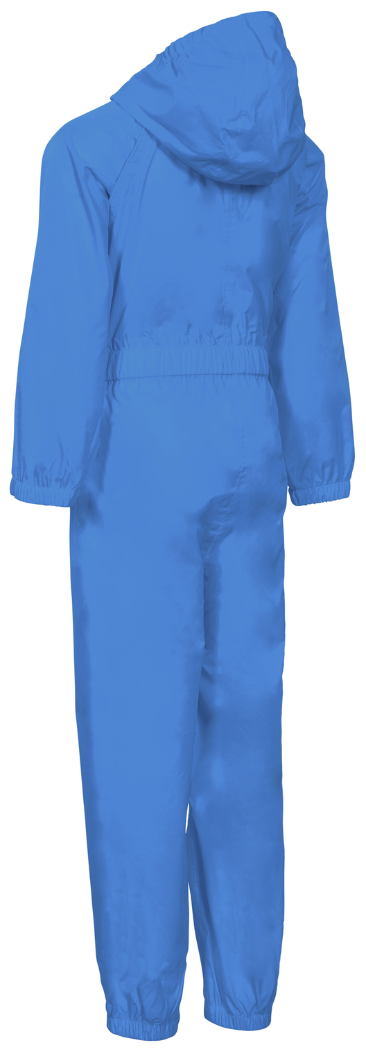 Trespass Button – Unisex-Regenanzug für Kinder, Blau