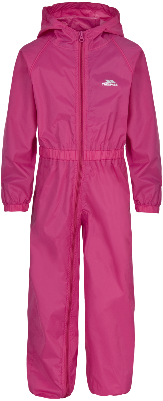Trespass Button - traje de lluvia unisex para niños 7/8