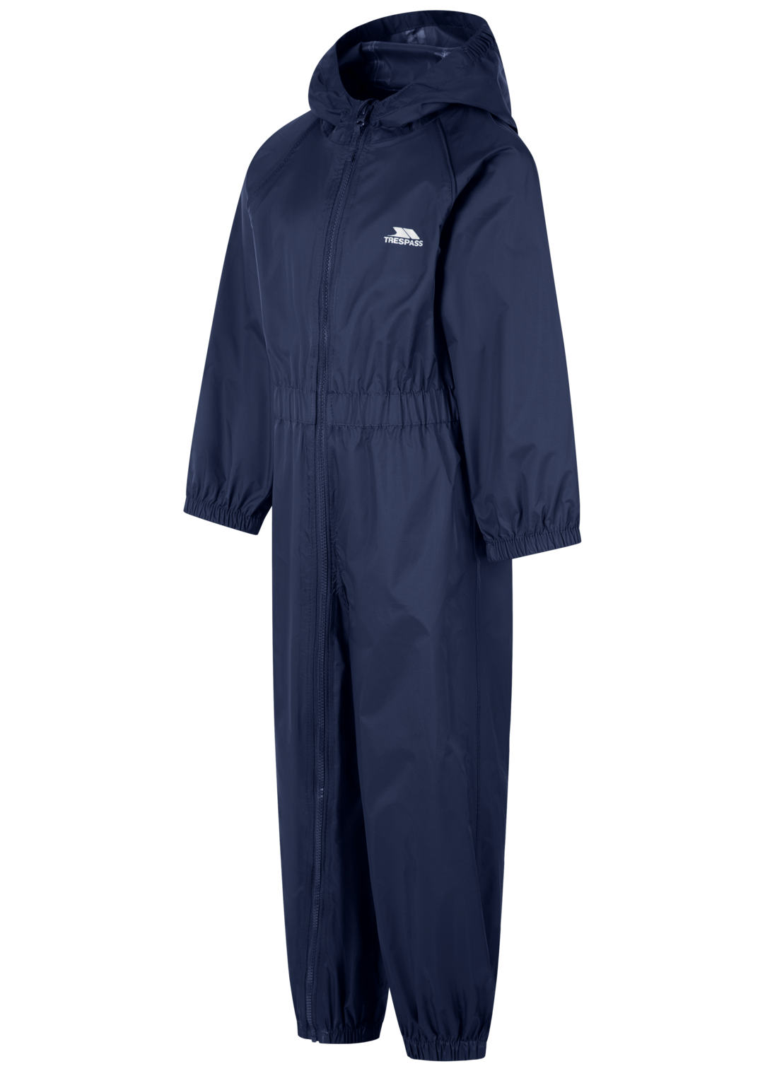Trespass Button - Costum de ploaie unisex pentru copii, bleumarin