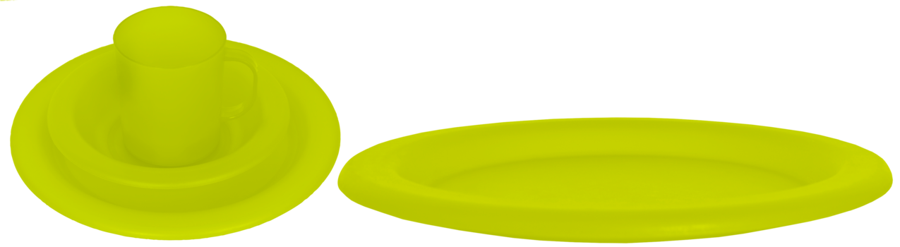 Trespass Savor - Farfurie Picnic Verde Lime