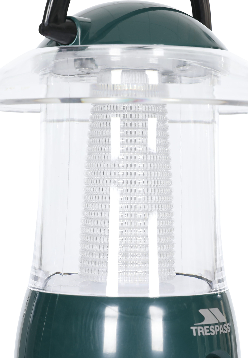 Trespass Embers - Lanterna a 4 Led Verde Scuro