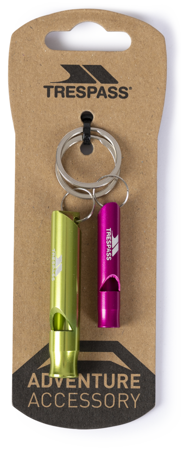 Trespass Blow X – Zestaw breloków z gwizdkiem, różne kolory