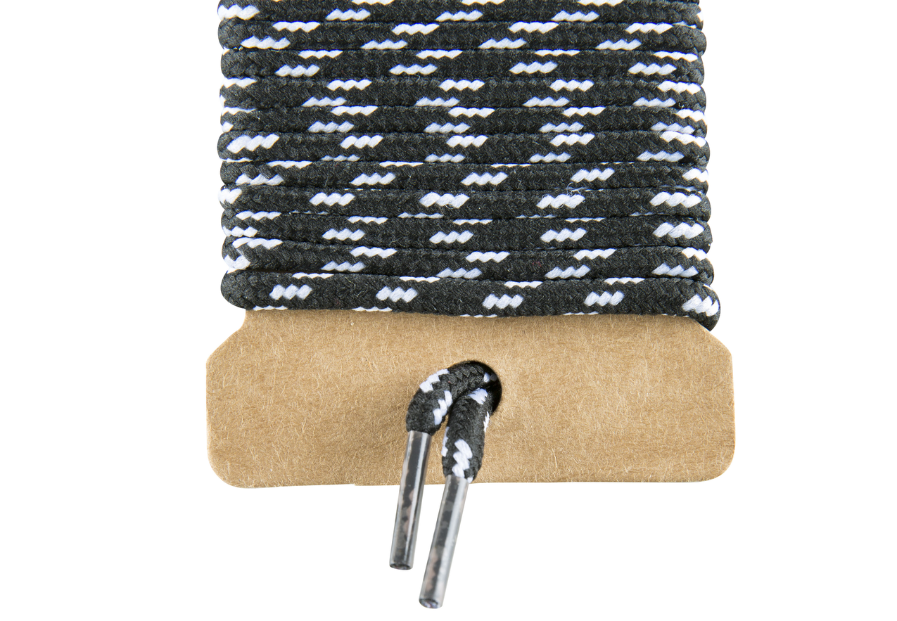 Trespass Laces 130 – Runde Schnürsenkel 130 cm Schwarz