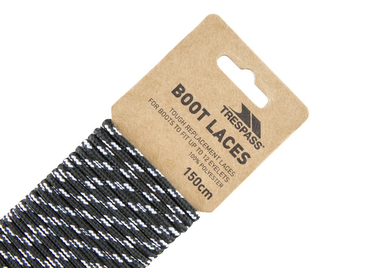 Trespass Laces 150 - Round Laces 150cm Black
