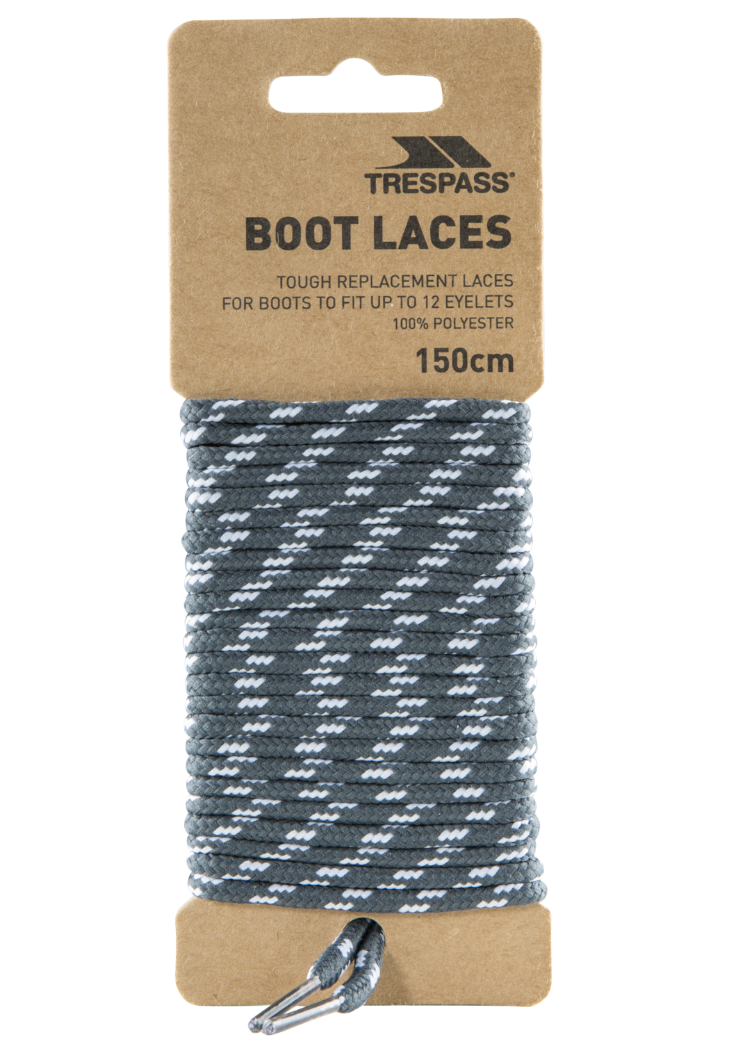 Trespass Veters 150 - Ronde Veters 150cm Grijs