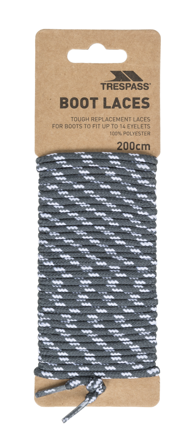 Trespass Laces 200 - Lacci Rotondi 200 cm Grigi
