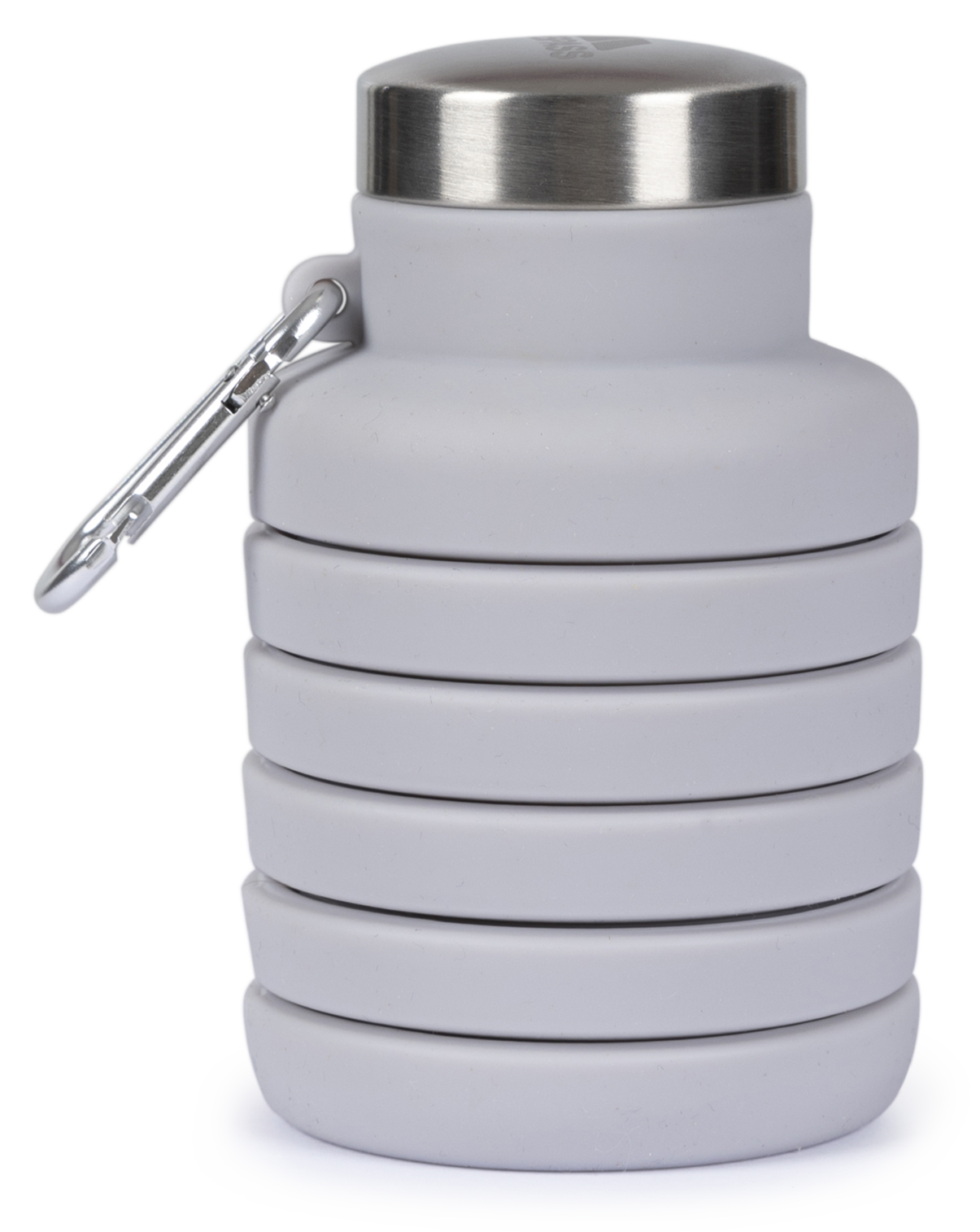 Trespass Vavo – Gefaltete Silikonflasche mit Karabiner Platinum