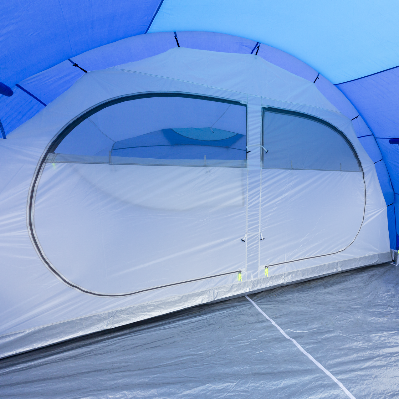 Trespass Torrisdale - 6 Man Tent Blue