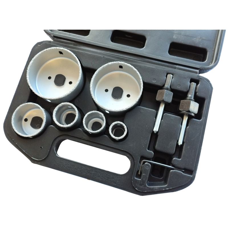 Hole Saw Set 6 Pieces 22-73 Mm For Concrete Tile Beast