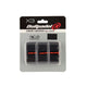 Bullpadel Pack Of 3 Perforated Black Overgrips
