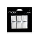 Nox Pack 3 Plain White Overgrips