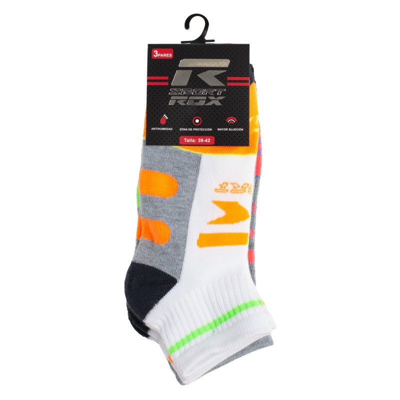Confezione 3 paia di calzini Rox R-siroco 1.0 Multicolor 35-38