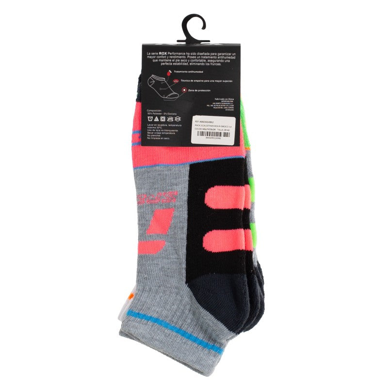 Confezione 3 paia di calzini Rox R-siroco 1.0 Multicolor 35-38