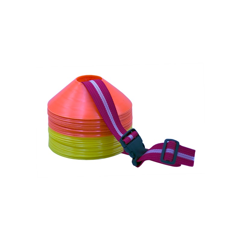 Pack Cones Belt Amarillo Flúor/Naranja Flúor/Blanco/Azul