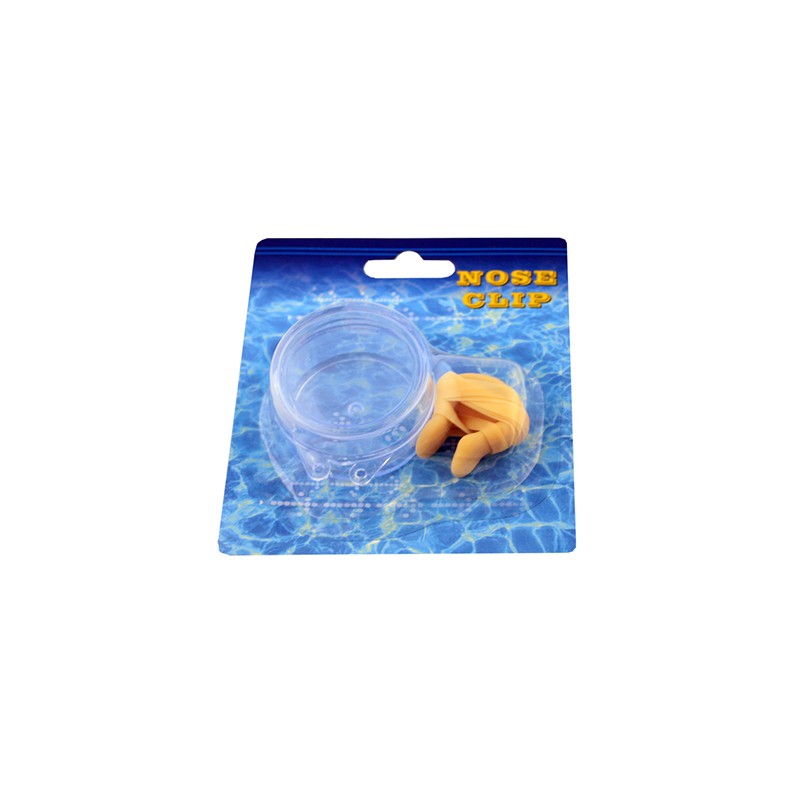 Paquet de 10 pinces-nez en ruban latex multicolore