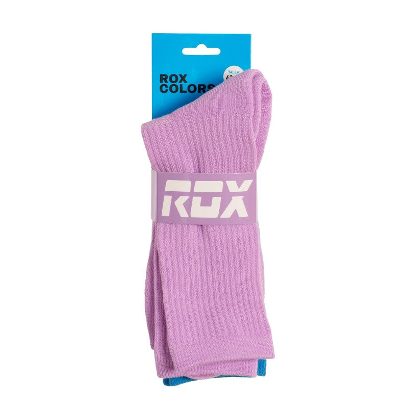 Pack De 2 Calcetines Rox Colores Violeta/Azul 35-38