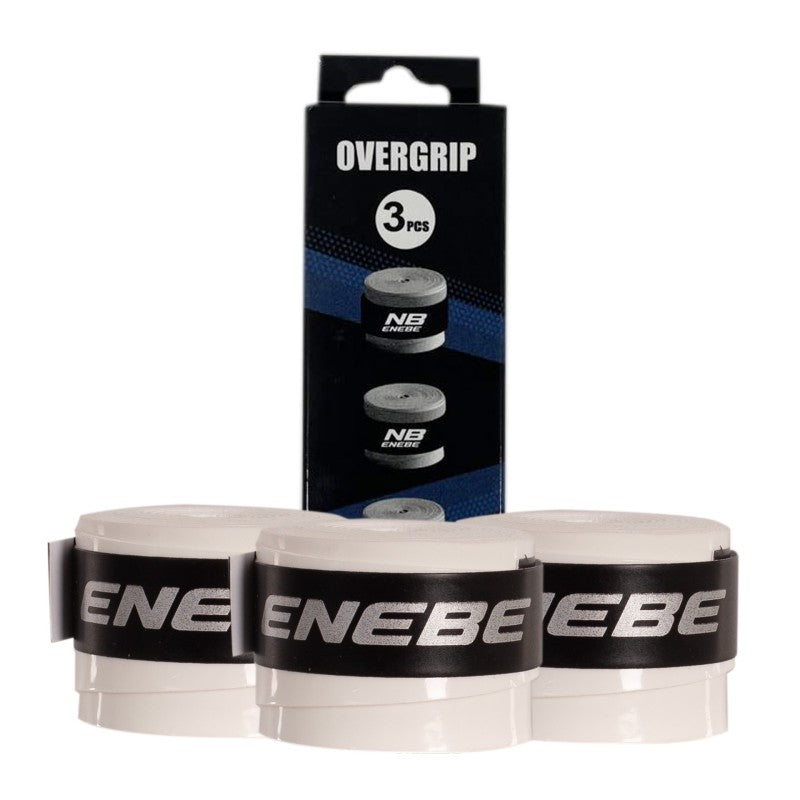 Pachet De 3 Overgrips Smooth Enebe Alb/Negru/Alb