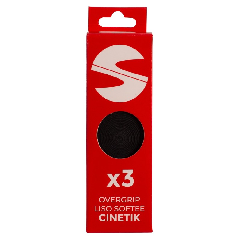 Confezione Da 3 Overgrip Smooth Softee Cinetik Rosso